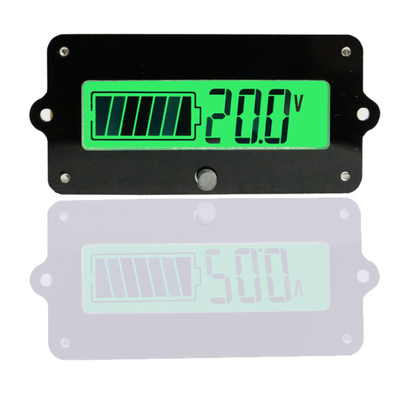 Lifepo4 SOC Coulometer مؤشر بطارية 8-80 فولت 50 أمبير